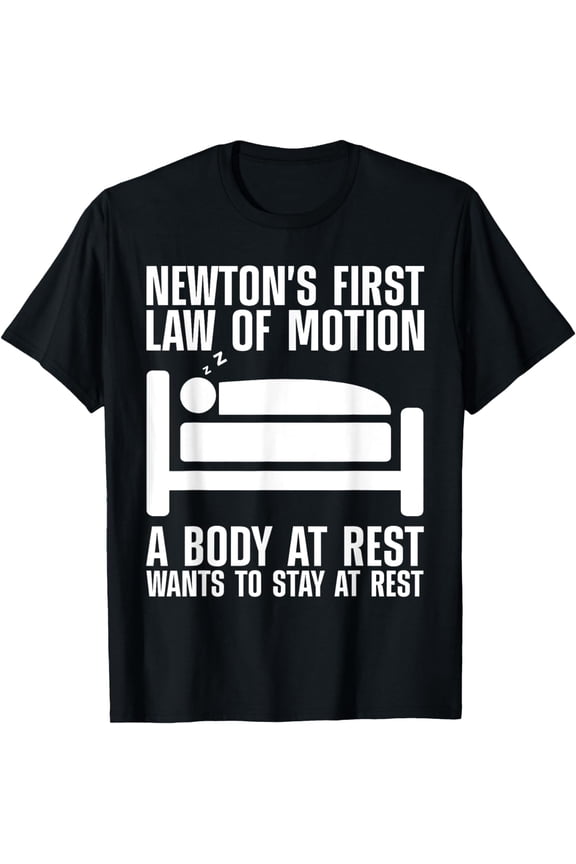 Cool Newton Law Art For Men Women Newton Law Physics Lover T-Shirt