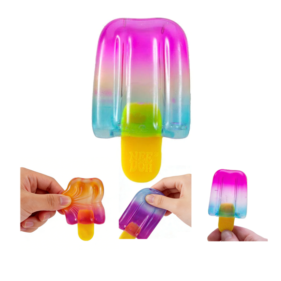 Cool Nice-Sicle Sensory Squeeze - Realistic Ice Pop Shaped Fidget for Daily Calm New
