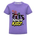 thumbnail image 1 of Cool Ninja Kidz T-Shirt for Boys Girls – Vibrant Character Design on Soft Cotton – Kids Casual Summer Outfit Top, 1 of 4