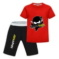 thumbnail image 1 of Cool Ninja Outfit for Boys – Cartoon Action T-Shirt and Shorts Set for Active Kids and Toddlers, 1 of 4