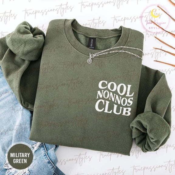 Cool Nonnos Club Sweatshirt, Nonno Sweatshirt, For Nonno, Nonno To Be, Nonno Birthday s, Nonno Sweater S03151, F2963 Tshirt All Size S-5XL