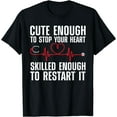 thumbnail image 1 of Cool Nurse For Men Women Medical Assistant Nursing Aide CNA T-Shirt, 1 of 4