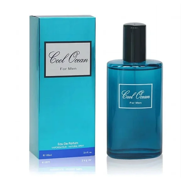 Cool Ocean Eau de Parfum Spray for Men, Marine Fragrance, 3.4 fl oz