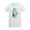 thumbnail image 1 of Cool Ocean Surfboard Graphic T-Shirt Men -Image by Shutterstock, Male XX-Large, 1 of 2