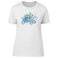 thumbnail image 1 of Cool Octopus Paint Splash T-Shirt Women -Image by Shutterstock, Female Large, 1 of 4