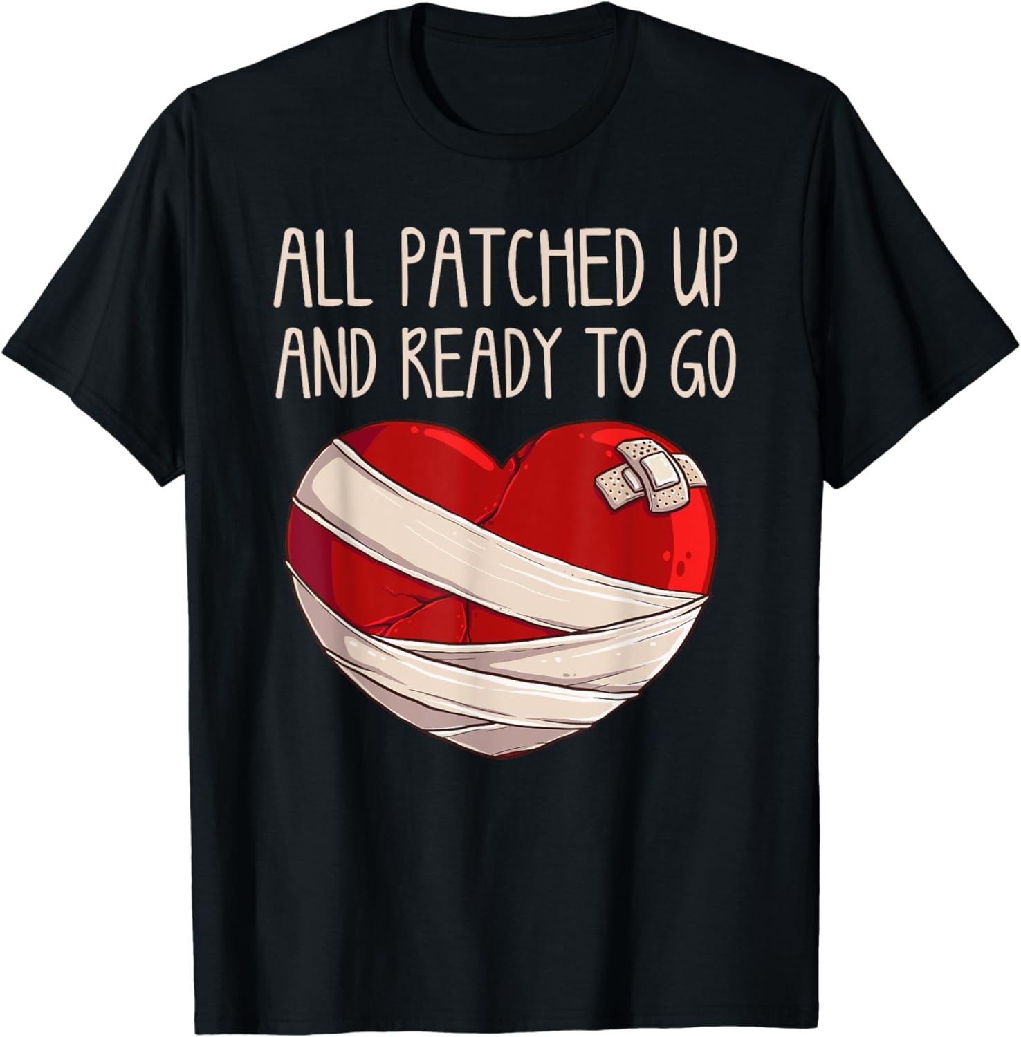 Cool Open Heart Surgery Art For Men Women Recovery Survivor T-Shirt ...