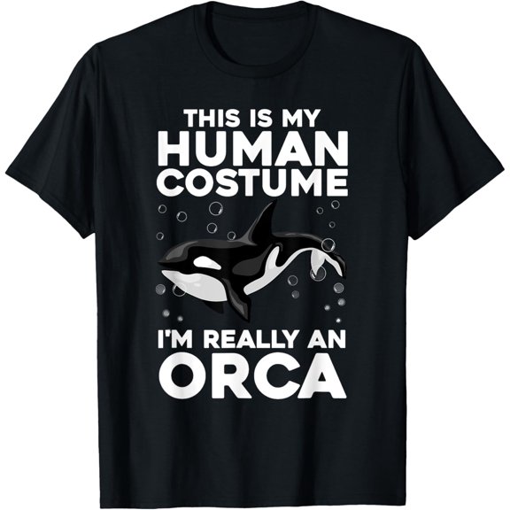 Cool Orca Design For Men Women Sea Ocean Animal Orca Lover Version Two T-Shirt