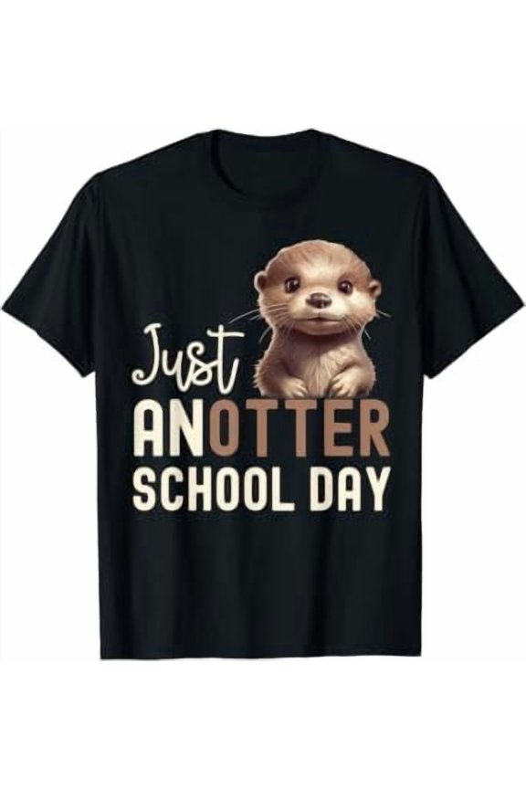 Cool Otter For Boys Girls Men Vintage Sea Otter Lover T-Shirt