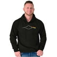 thumbnail image 1 of Cool Outer Space Galaxy UFO Believers Unisex Plus Fleece Graphic Hoodie Brisco Brands 2X, 1 of 5
