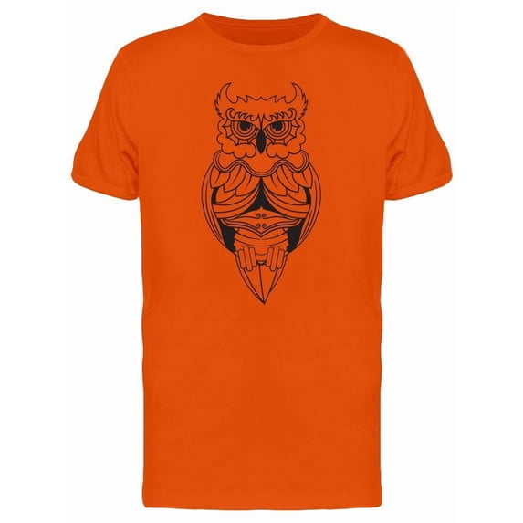 Cool Owl Tribal Doodle Tee Men's -Image by Shutterstock