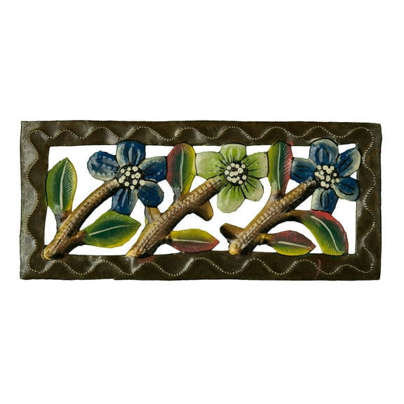 Cool Painted 3 Flowers Multi-color