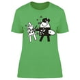 thumbnail image 1 of Cool Painter Cartoon T-Shirt Women -Image by Shutterstock, Female Medium, 1 of 2