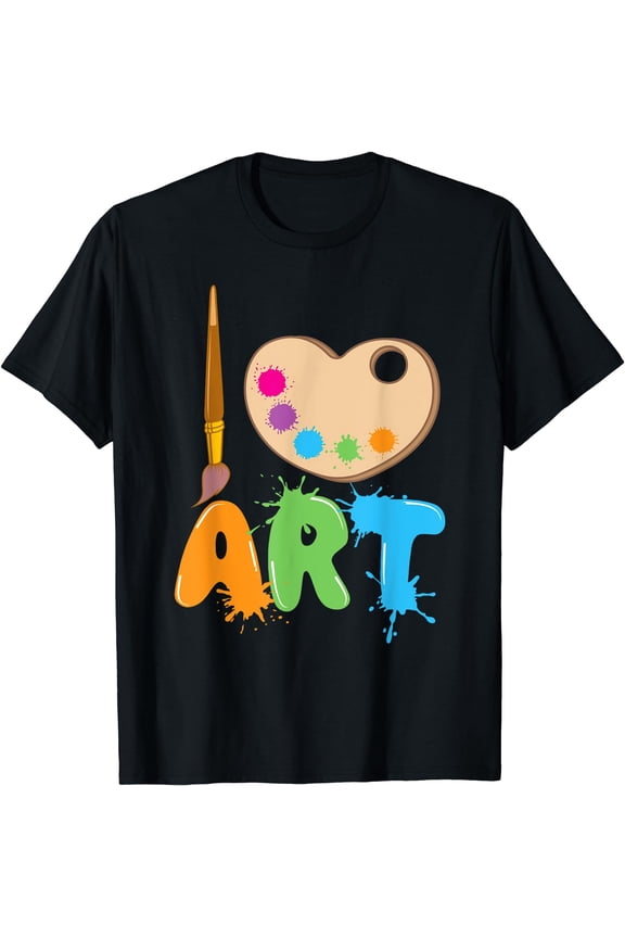 Cool Painting Art For Men Women Draw Pencil Drawing Teacher T-Shirt