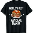 thumbnail image 1 of Cool Pancake For Men Women Pancake Maker Breakfast Food Cake T-Shirt, 1 of 4