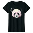 thumbnail image 1 of Cool Panda Face Eating Gum And Makes A Bubble Tee Cute Panda T-Shirt 3768, 1 of 3