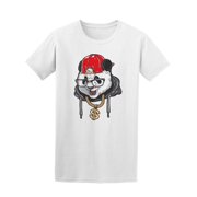 Cool Panda Hip Hop Style T-Shirt Men -Image by Shutterstock, Male x-Large