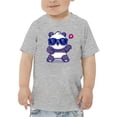 thumbnail image 1 of Cool Panda W Sunglasses T-Shirt Toddler -Image by Shutterstock,  4 Toddler, 1 of 4