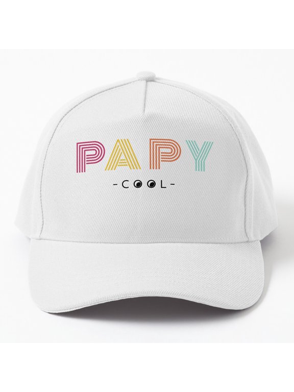 Cool Papy Gift Baseball Cap, Grandfather Family Appreciation Statement Design, Classic Hat