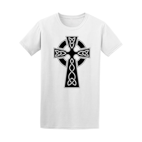Cool Pattern Celtic Cross Men's Tee - Image by Shutterstock