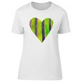 thumbnail image 1 of Cool Pattern Watercolor Heart Tee Women's -Image by Shutterstock, 1 of 2