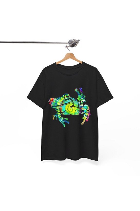 Cool Peace Frog Tie Dye T-Shirt
