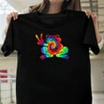 thumbnail image 1 of Cool Peace Frog Tie Dye Vintage Colorful Hippie 60s 70s, Retro Graphic V40401, for Men and Women, up to Size 5XL, 1 of 2