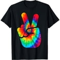 thumbnail image 1 of Cool Peace Hand Tie Dye T-Shirt For Boys And Girls T-Shirt, 1 of 4