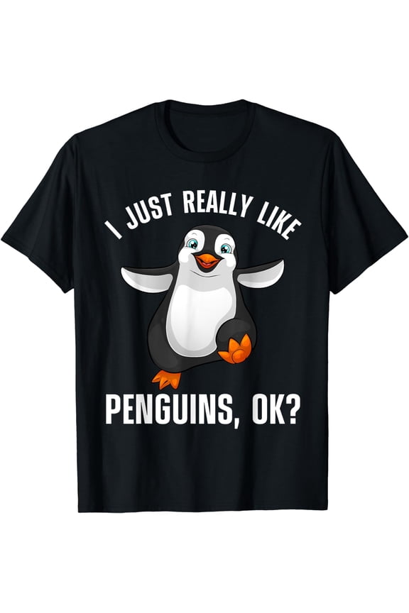 Cool Penguin For Men Women Kids Penguin Lovers Penguins T-Shirt
