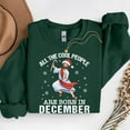 thumbnail image 1 of Cool People Are Born In December Christian Jesus Christmas – T-Shirt, Hoodie & Sweatshirt – Faithful Holiday Theme –, 1 of 6