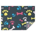 thumbnail image 1 of Cool Pet Background Dog Paw Rectangle Tablecloth 60"x84",Waterproof Polyester Rectangle Table Cloth, Wipeable Spillproof Polyester Tablecloth for Dining, Camping, Indoor and Outdoor, 1 of 5