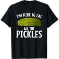 thumbnail image 1 of Cool Pickle Art For Men Women Kids Pickled Cucumber Lovers T-Shirt, 1 of 4