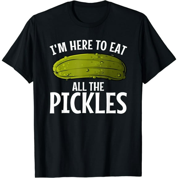Cool Pickle Art For Men Women Kids Pickled Cucumber Lovers T-Shirt
