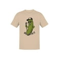 thumbnail image 1 of Cool Pickle "Dill With It" Fun Men's T-shirt, 1 of 3