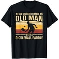 thumbnail image 1 of Cool Pickleball Art For Men Women Paddle Pickleball Player T-Shirt, 1 of 3