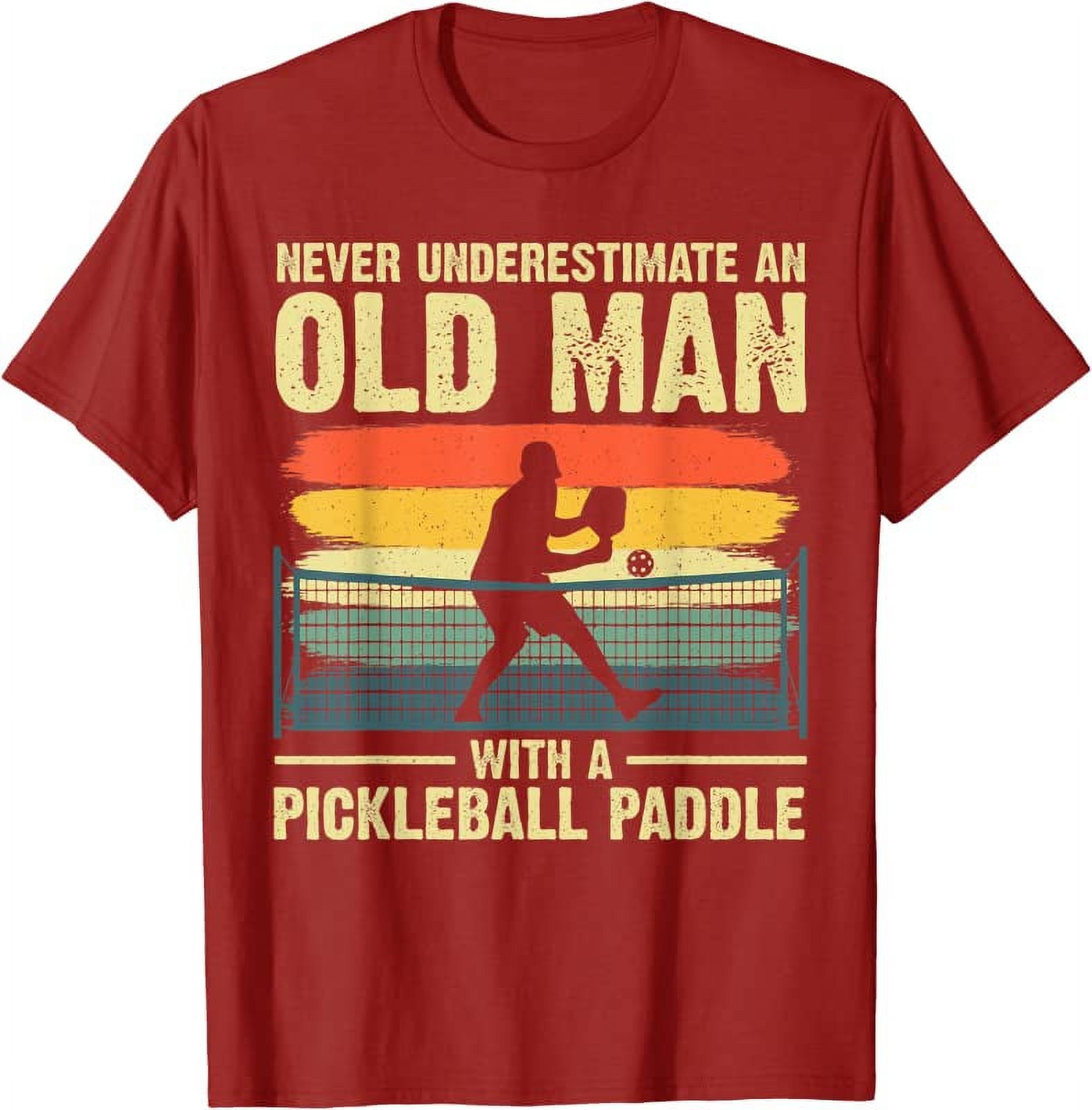 Cool Pickleball Design For Men Grandpa Pickleball Player TShirt