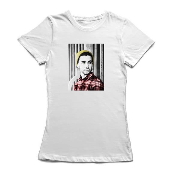 Cool Picture Graphic Women White T-Shirt, Female Small