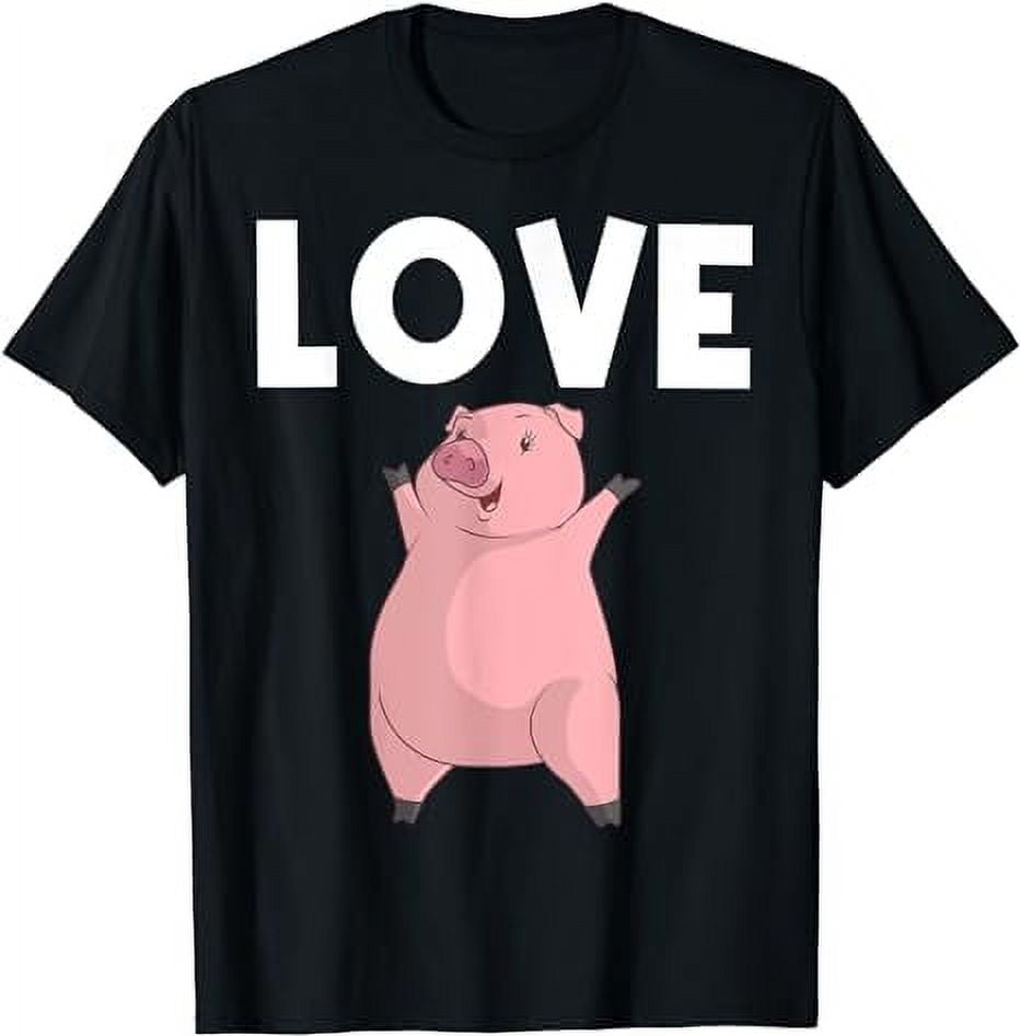 Cool Pig Gift For Men Women Swine Boar Piggy Farm Animal T-Shirt ...
