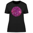 thumbnail image 1 of Cool Pink Disco Ball T-Shirt Women -Image by Shutterstock, Female Small, 1 of 2