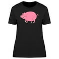 thumbnail image 1 of Cool Pink Pig Doodle T-Shirt Women -Image by Shutterstock, Female Small, 1 of 2