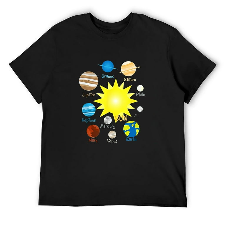 Cool Planets In Solar System T-Shirt - For Toddlers And Kids Cool Planets In Solar System T-Shirt - For Toddlers And Kids