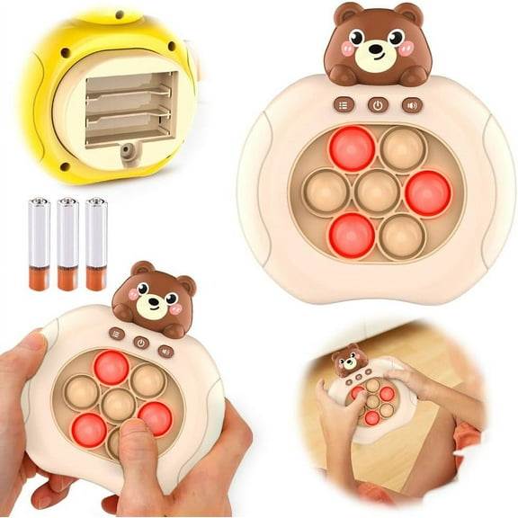 TRAHOO New Competitive Game Console Series, Sensory Fidget Stress Relief Toys (Bear)
