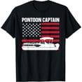 thumbnail image 1 of Cool Pontoon Captain Art For Men Women Pontoon Boat Captain T-Shirt, 1 of 4