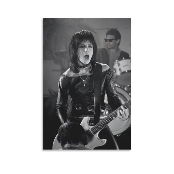 Cool Poster Joan Jett Painting Canvas Wall Art Print For Room Aesthetic And Decor Poster For Bedroom Living Room Bathroom Kitchen Office Decor
