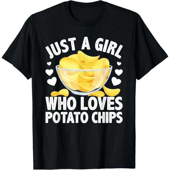 Cool Potato Chip For Women Girls Kids Bag Chips Snack Food T-Shirt