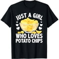 thumbnail image 1 of Cool Potato Chip For Women Girls Kids Bag Chips Snack Food T-Shirt, 1 of 3
