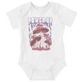 thumbnail image 1 of Cool Power Up Trippy Mushrooms Romper Boys or Girls Infant Baby Brisco Brands NB, 1 of 6