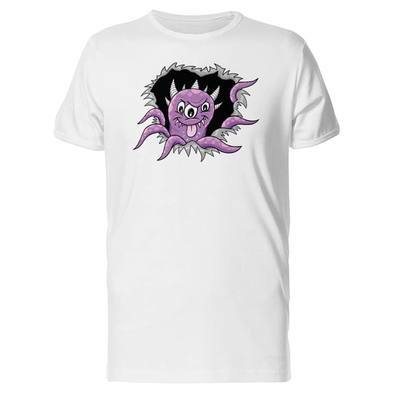 Cool Purple Crazy Monster Tee Men's -Image by Shutterstock