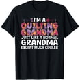 thumbnail image 1 of Cool Quilting Design For Women Grandma Quilt Sewing Quilter T-Shirt, 1 of 3