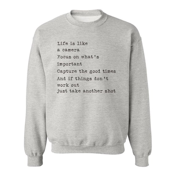 Cool Quote Sweatshirt Men -Image by Shutterstock, Male Large