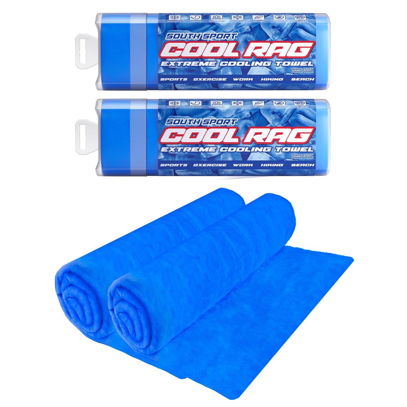 Tough Outdoors Cooling Towel, Royal Blue, 10 in x 10 in, Evaporative  Cooling Fabric, Ideal for Sports, Camping, Beach, and Outdoor Activities